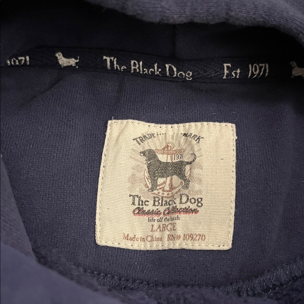 Black Dog Hoodie - Picture 2 of 3
